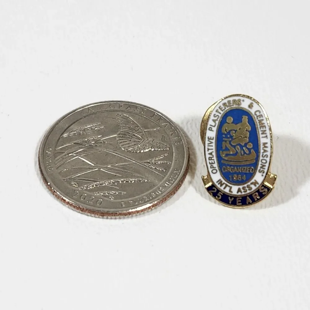 Operative Plasterers & Cement Masons International Association 25 Year Pin